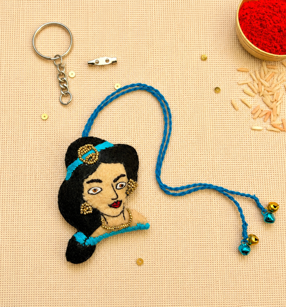 Hand embroidered Jasmin Lumba