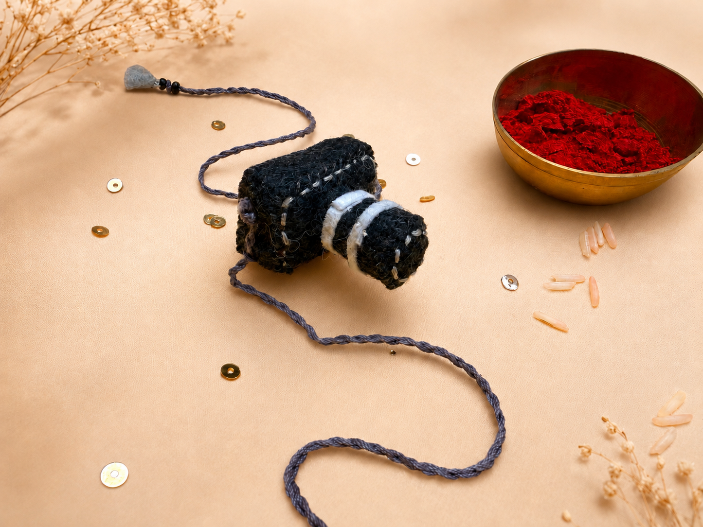 Hand embroidered Camera Rakhi