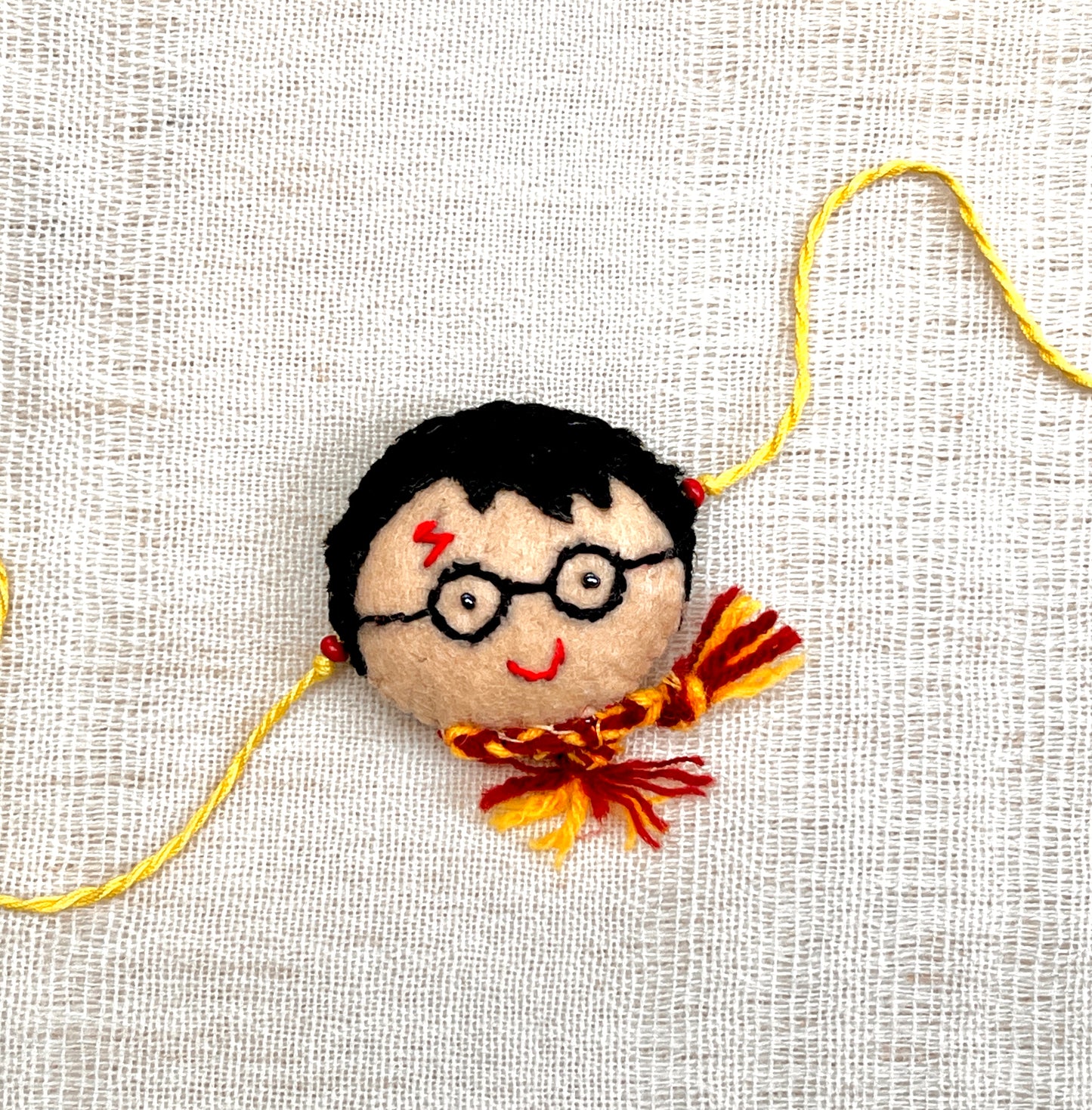 Hand embroidered Harry Rakhi