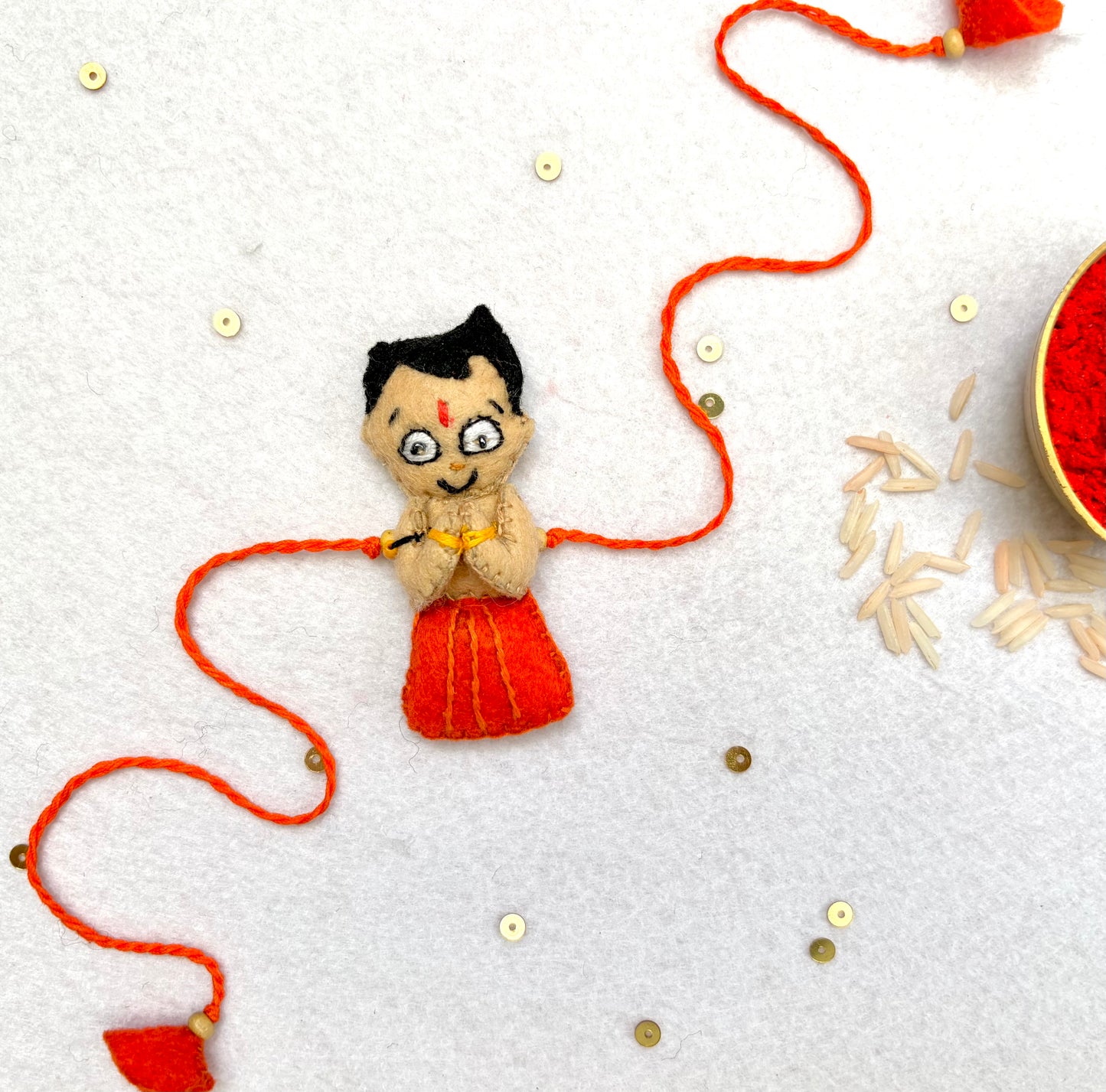 Hand embroidered Chhota Baccha Rakhi