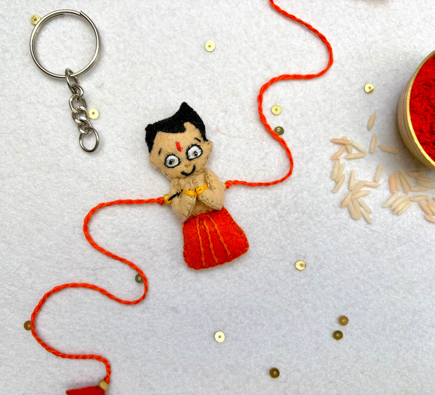 Hand embroidered Chhota Baccha Rakhi